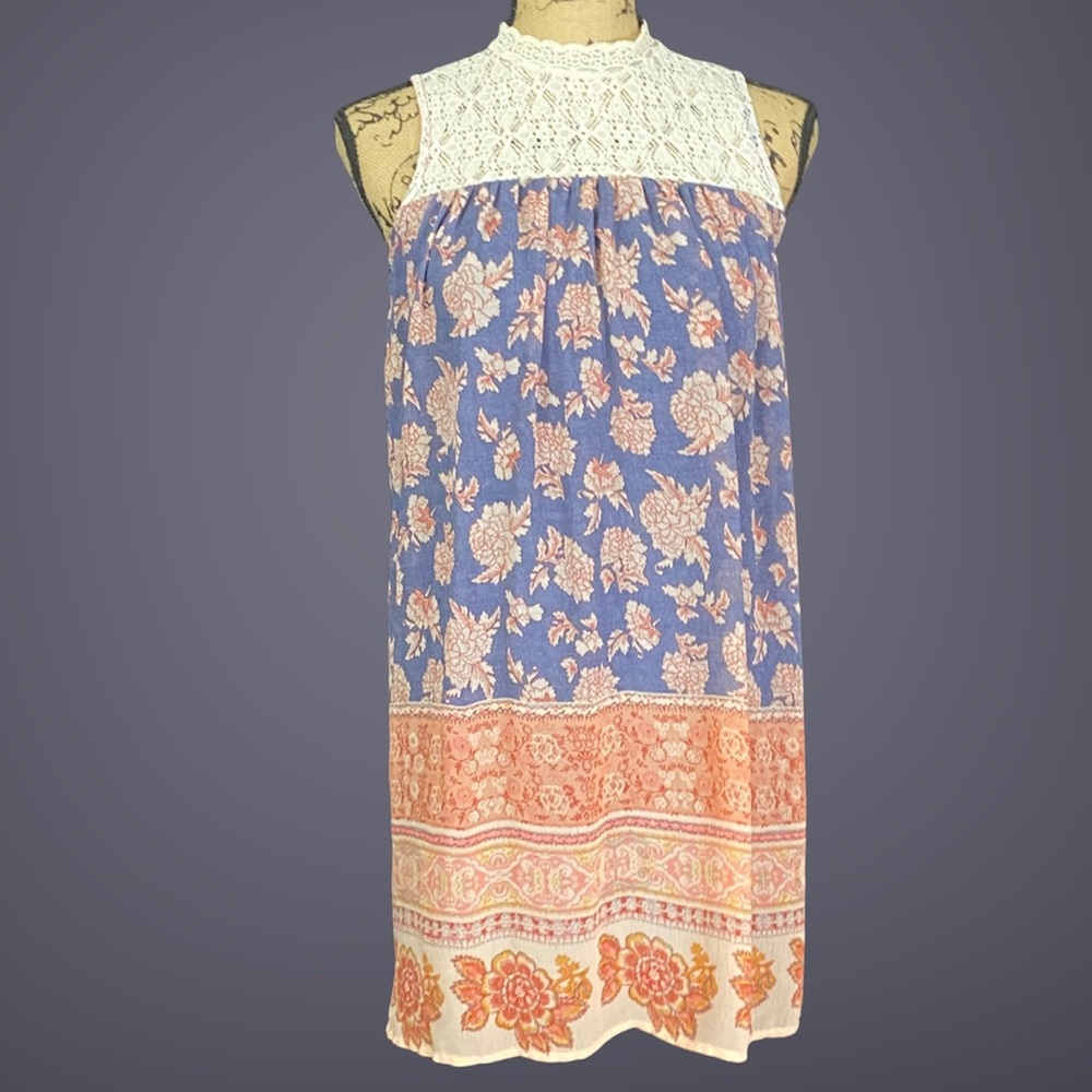 Lace top babydoll dress size XS extra small